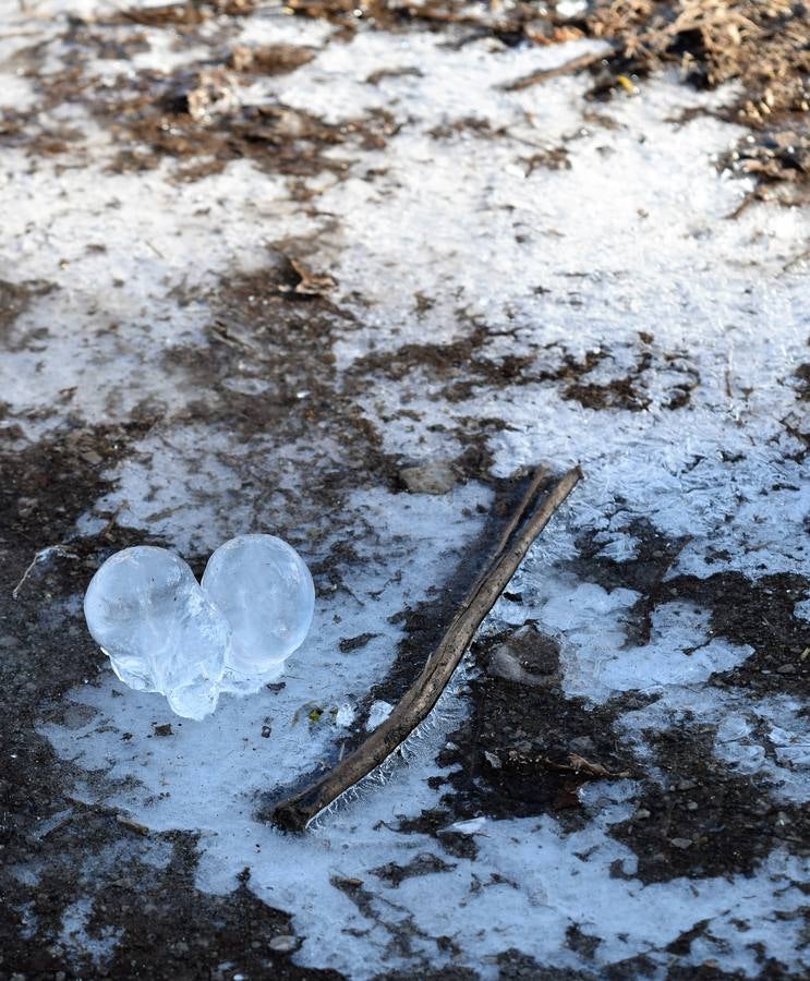 Aguilar de Campoo se congela