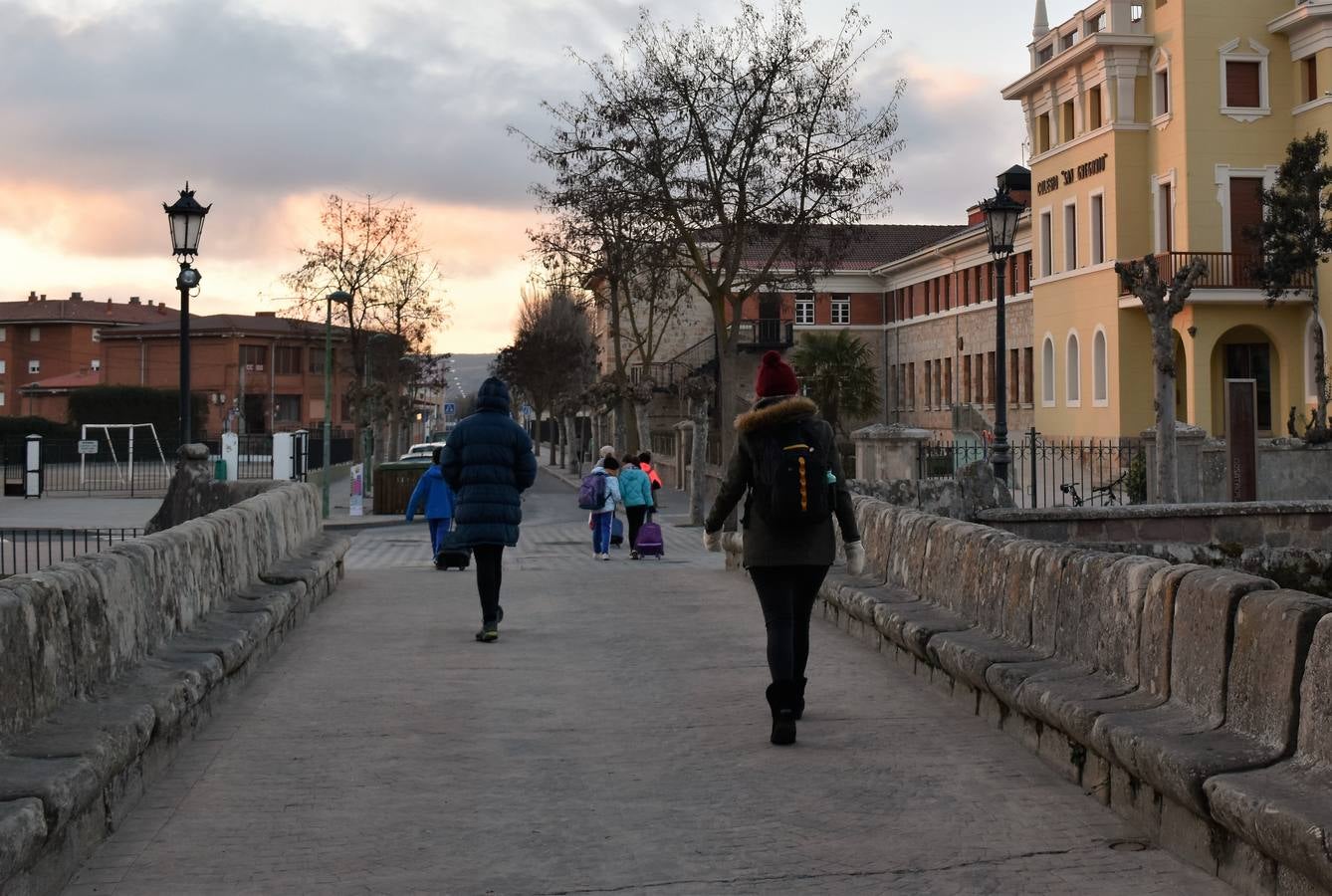 Aguilar de Campoo se congela