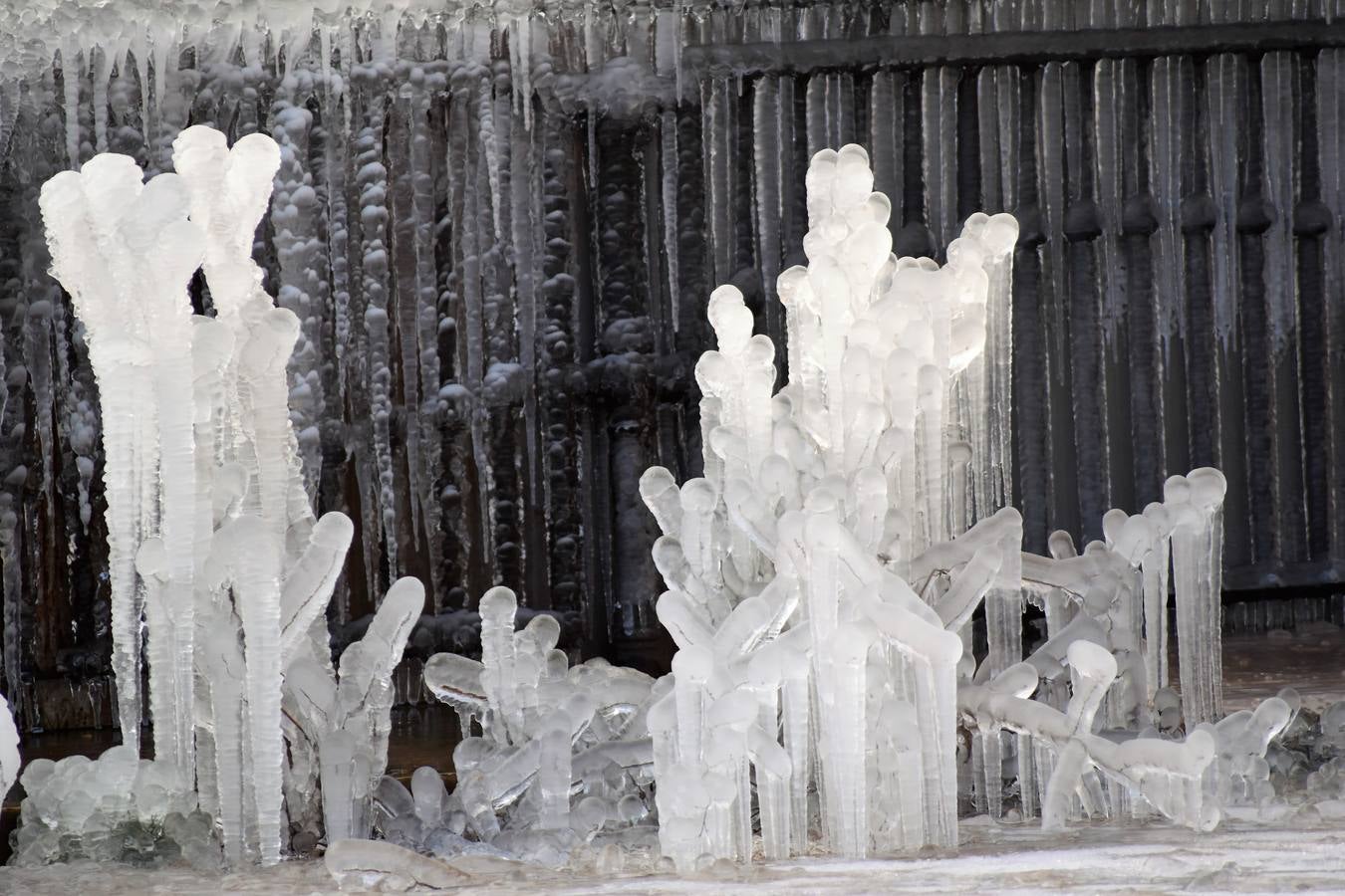 Aguilar de Campoo se congela