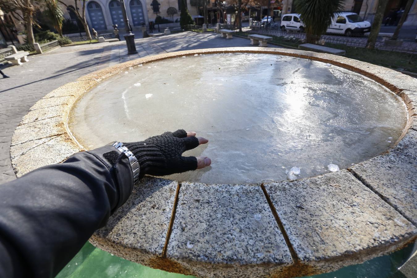 Salamanca amanece a -9º C