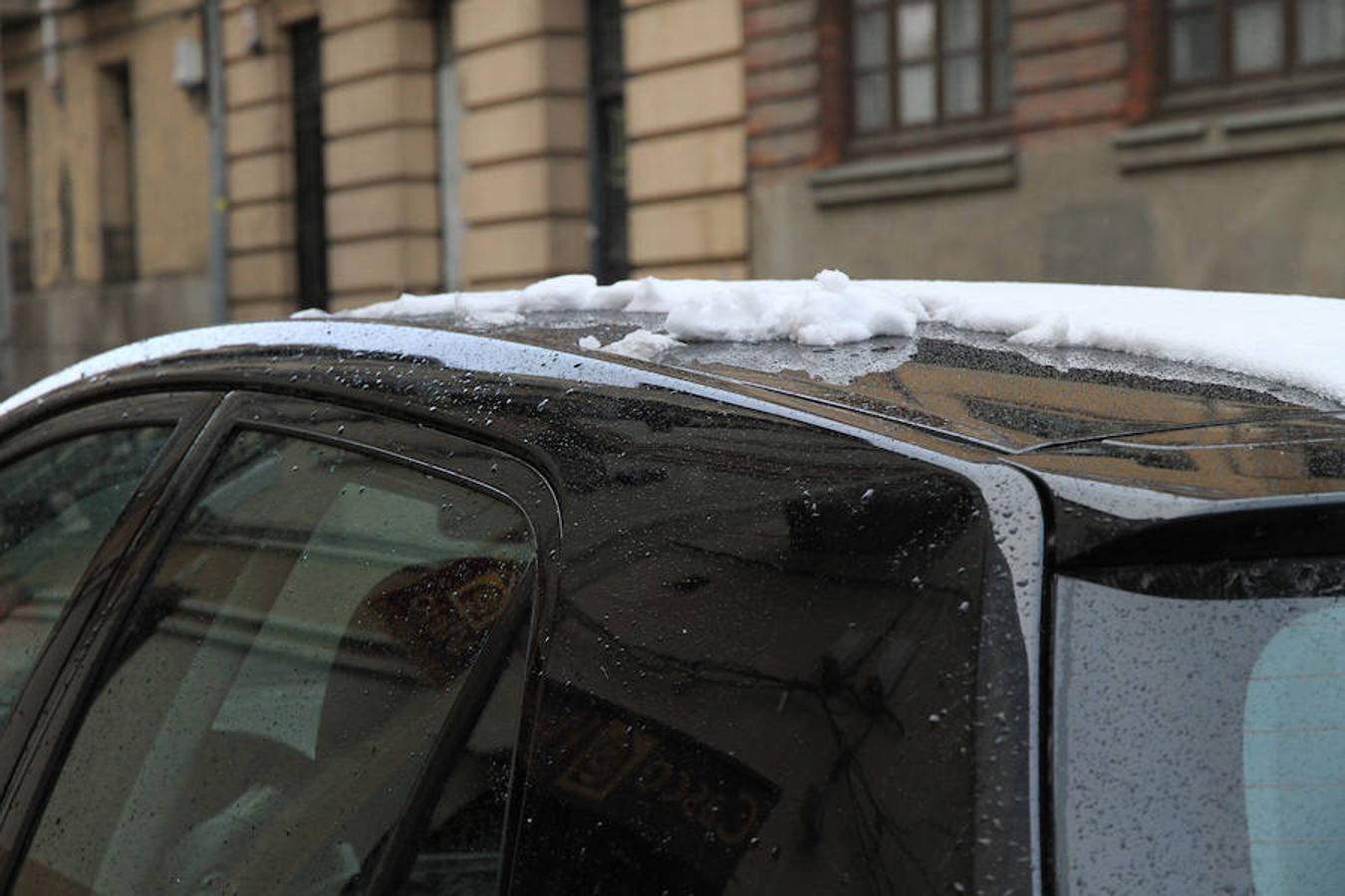 Nieve en Segovia capital y La Granja