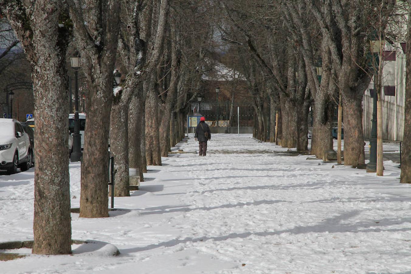 Nieve en Segovia capital y La Granja