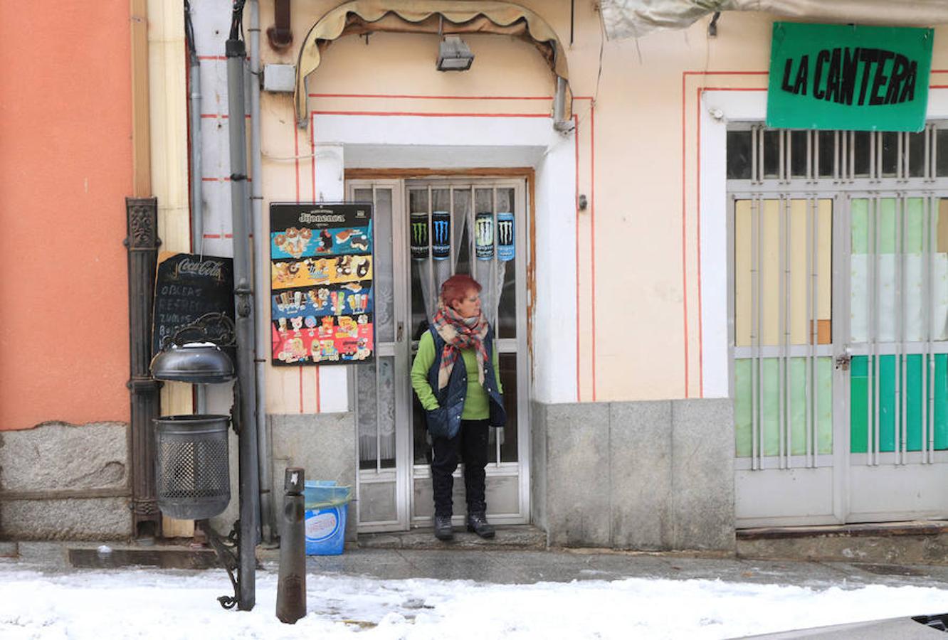Nieve en Segovia capital y La Granja