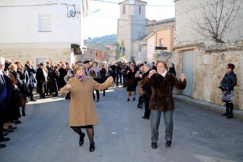 Celebración en Cevico Navero (Palencia) de su día grande en honor a la Virgen de la Paz