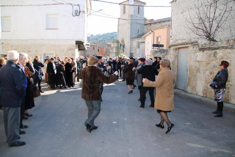 Celebración en Cevico Navero (Palencia) de su día grande en honor a la Virgen de la Paz