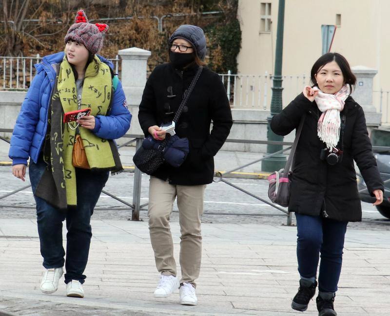 Turistas chinos pasan el Año Nuevo en Segovia