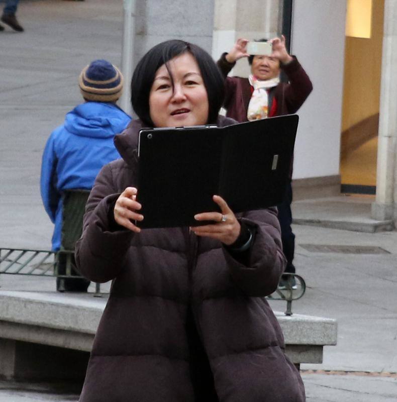 Turistas chinos pasan el Año Nuevo en Segovia