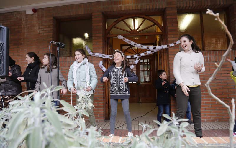 Celebración del Día de la Paz en el colegio público Jorge Manrique de Palencia