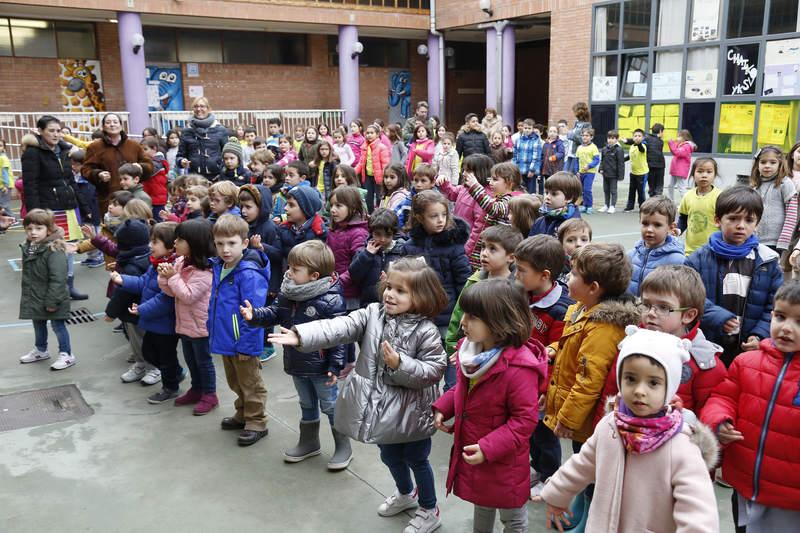 Celebración del Día de la Paz en el colegio público Jorge Manrique de Palencia