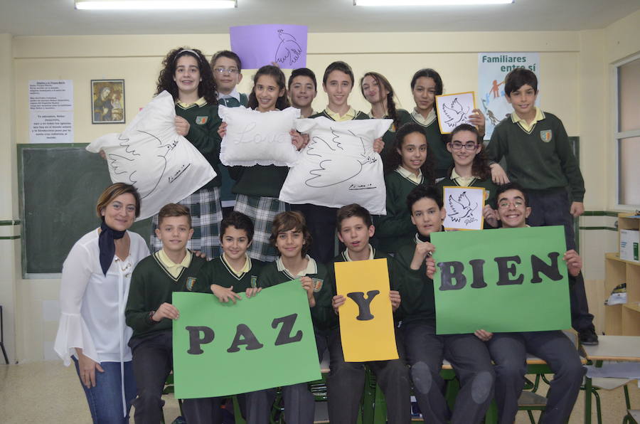 Día de la Paz en el Colegio San Francisco de Asís.