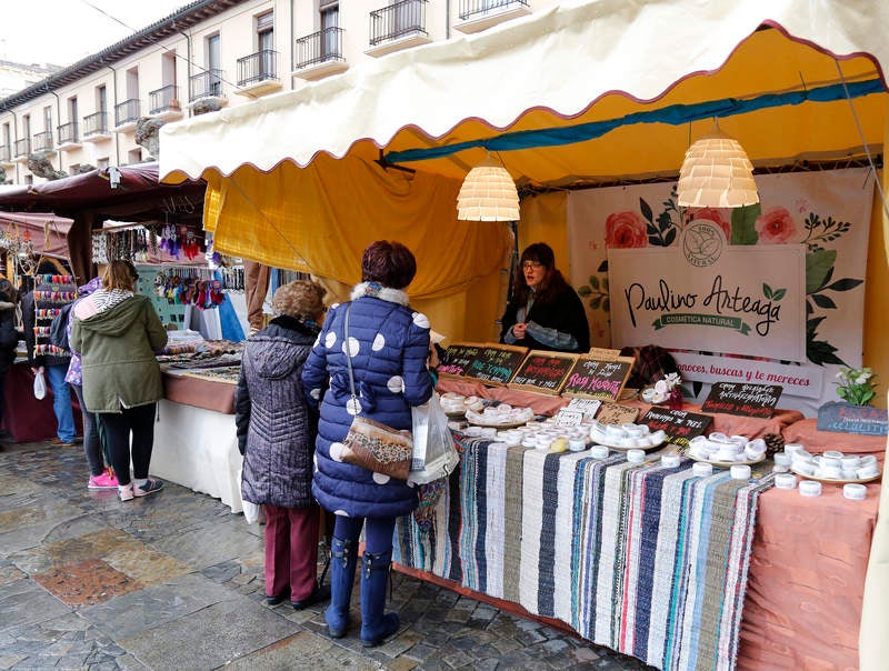 Mercado Tradicional de las Candelas en la Plaza Mayor de Palencia