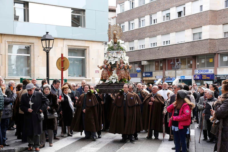 Palencia celebra la festividad de la Virgen de la Calle