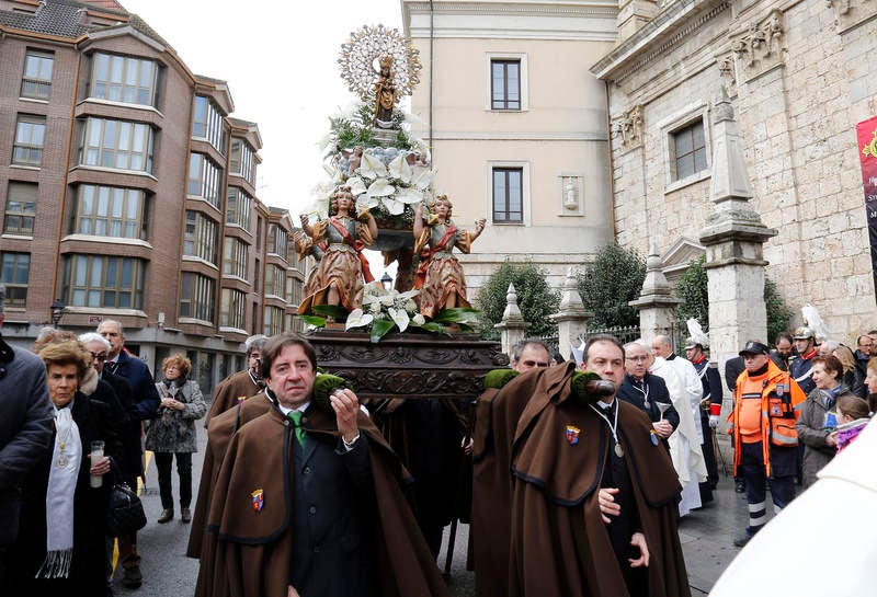 Palencia celebra la festividad de la Virgen de la Calle