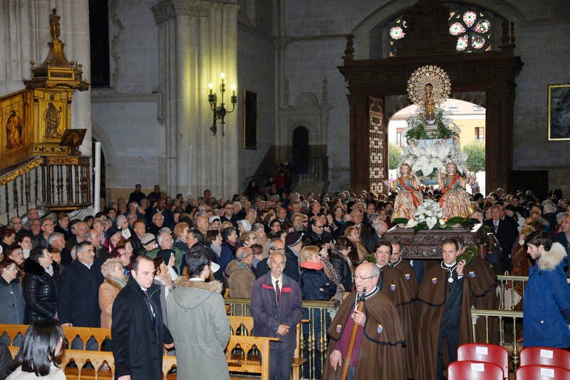 Palencia celebra la festividad de la Virgen de la Calle
