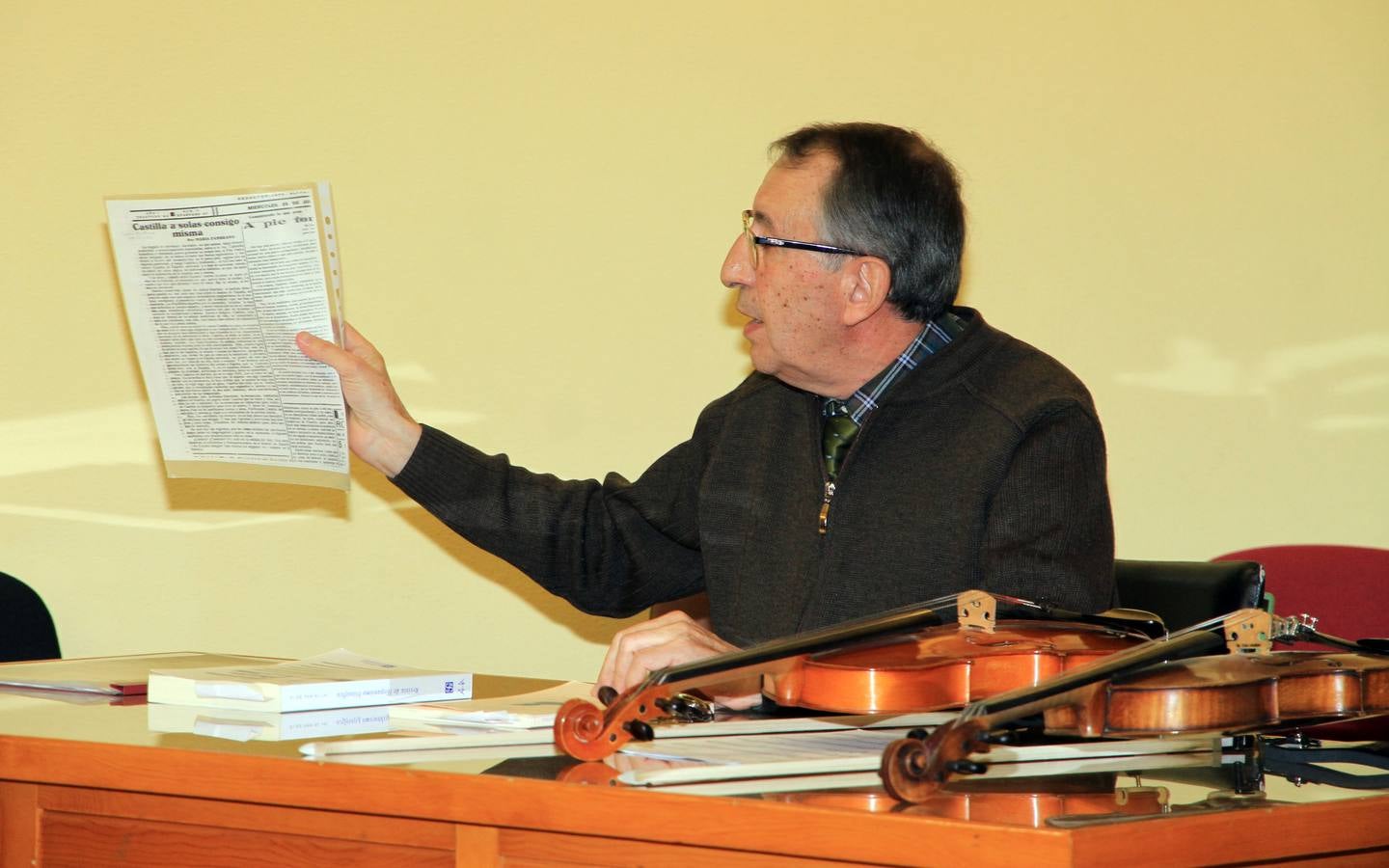 Homenaje a María Zambrano en el Instituto Mariano Quintanilla de Segovia