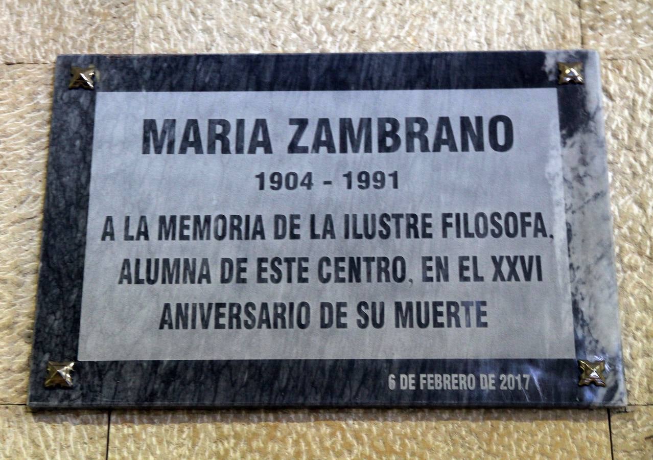 Homenaje a María Zambrano en el Instituto Mariano Quintanilla de Segovia