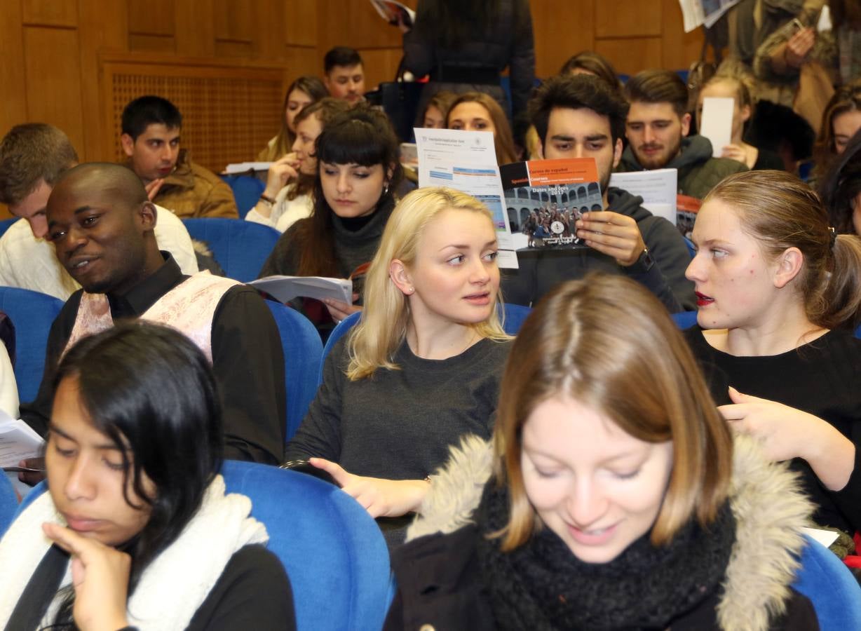 Acto de bienvenida a los alumnos extranjeros de la Universidad de Valladolid