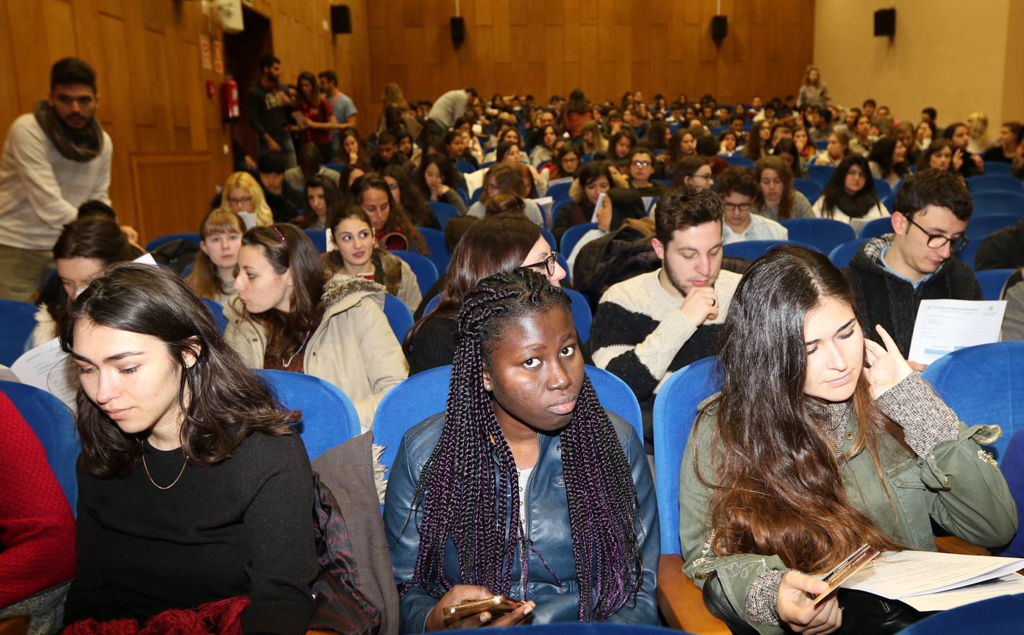 Acto de bienvenida a los alumnos extranjeros de la Universidad de Valladolid