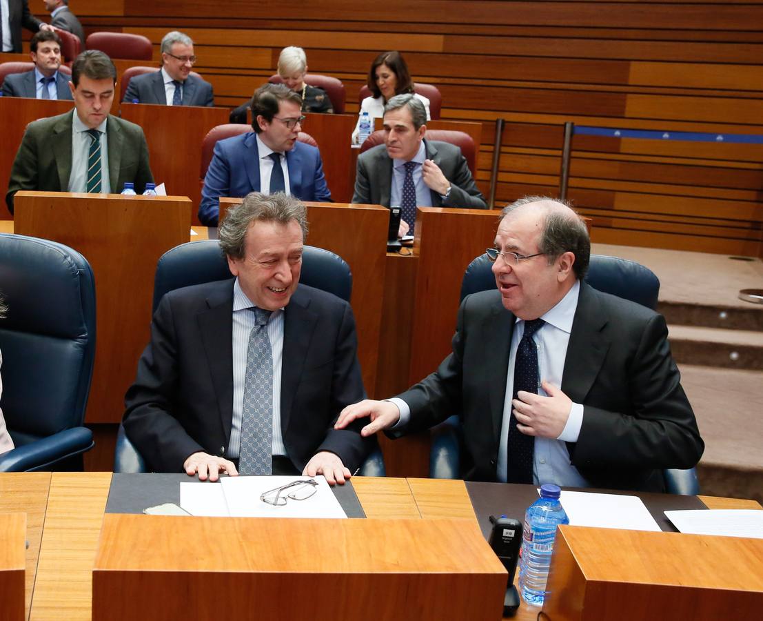 Comparecencia de Juan Vicente Herrera ante las Cortes de Castilla y León