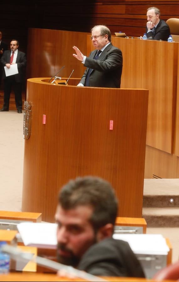 Comparecencia de Juan Vicente Herrera ante las Cortes de Castilla y León