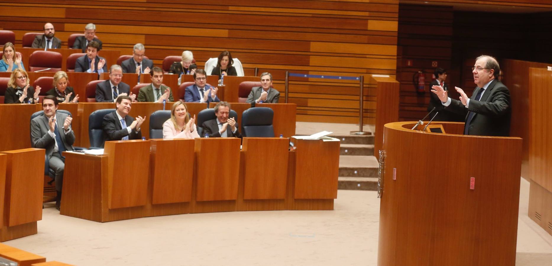 Comparecencia de Juan Vicente Herrera ante las Cortes de Castilla y León