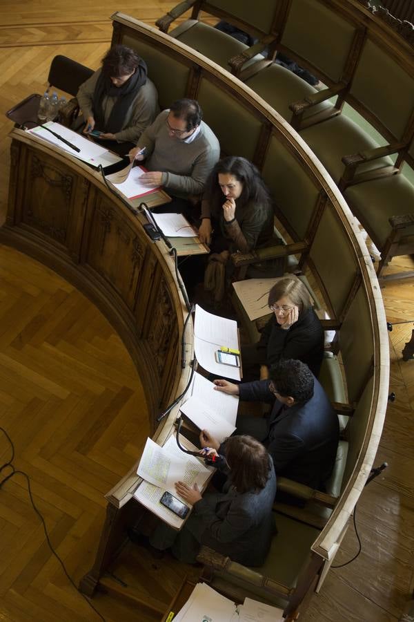 Pleno en el Ayuntamiento de Valladolid