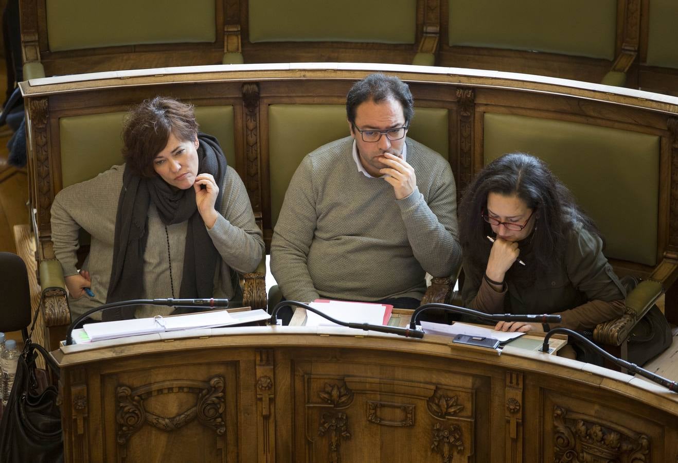 Pleno en el Ayuntamiento de Valladolid