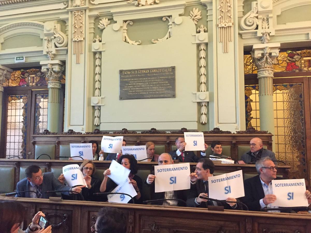 Pleno en el Ayuntamiento de Valladolid