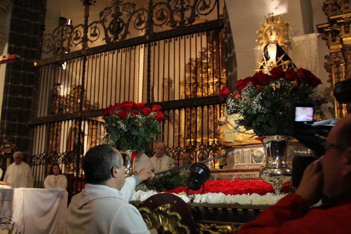 Celebración del día de la patrona de la Tierra de Arévalo, Nuestra Señora de las Angustias