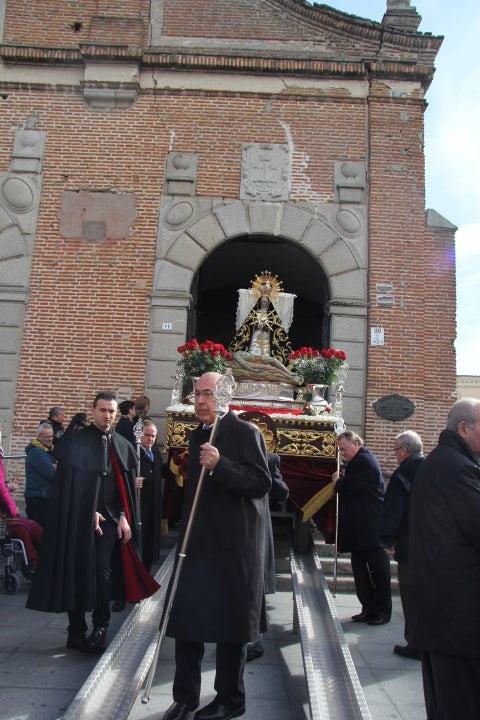 Celebración del día de la patrona de la Tierra de Arévalo, Nuestra Señora de las Angustias
