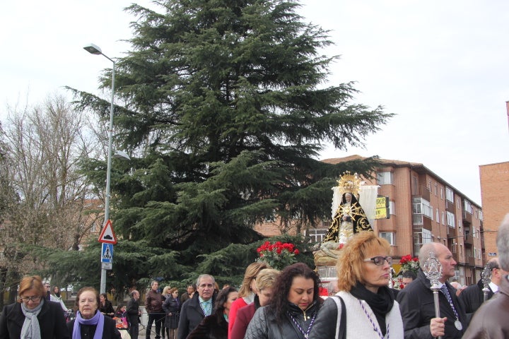 Celebración del día de la patrona de la Tierra de Arévalo, Nuestra Señora de las Angustias