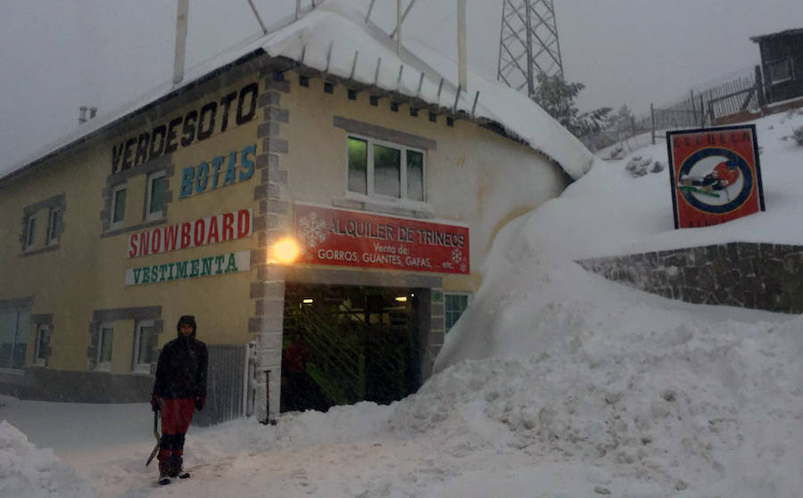 Nieve en Navacerrada (Segovia)