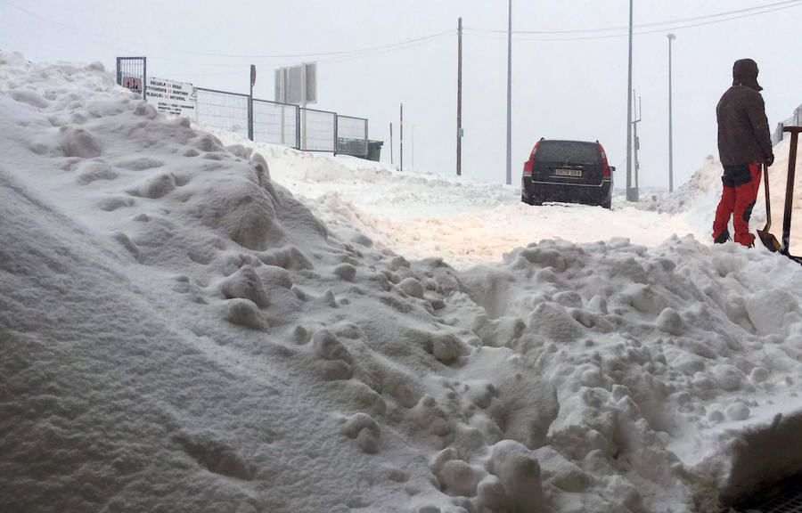 Nieve en Navacerrada (Segovia)