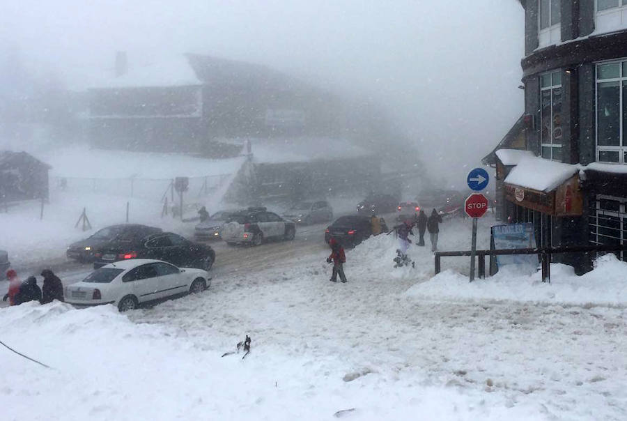 Nieve en Navacerrada (Segovia)