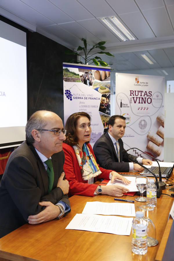 Presentación de la Ruta del Vino Sierra de Francia en Salamanca