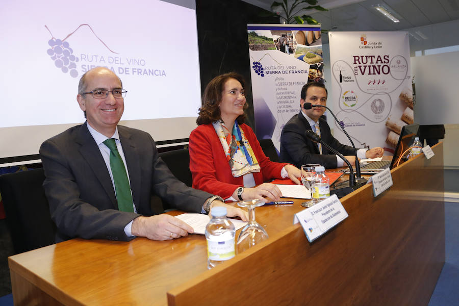 Presentación de la Ruta del Vino Sierra de Francia en Salamanca