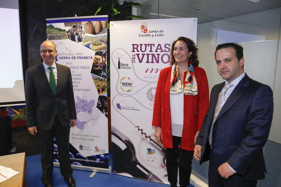 Presentación de la Ruta del Vino Sierra de Francia en Salamanca