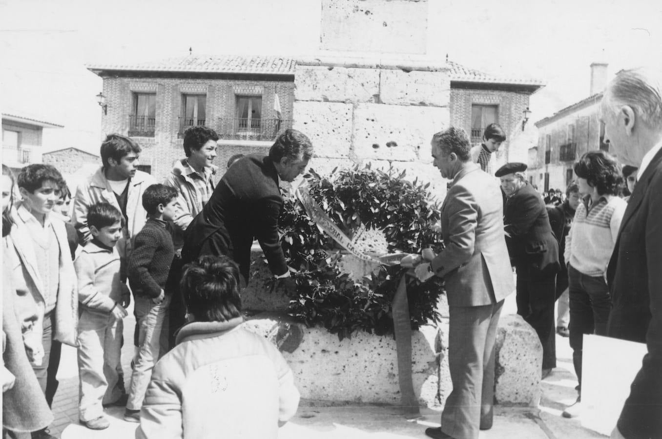 Jose Manuel García-Verdugo en la fiesta de Villalar en 1983.