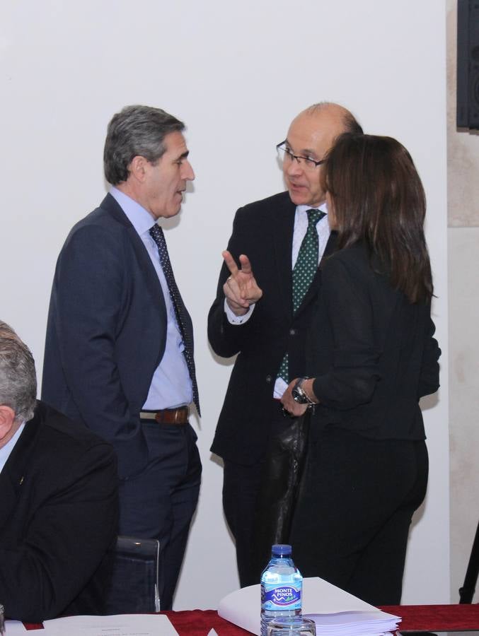 Reunión de la Mesa y la Junta de Portavoces de las Cortes de Castilla y León en la Casa JUnco de Palencia