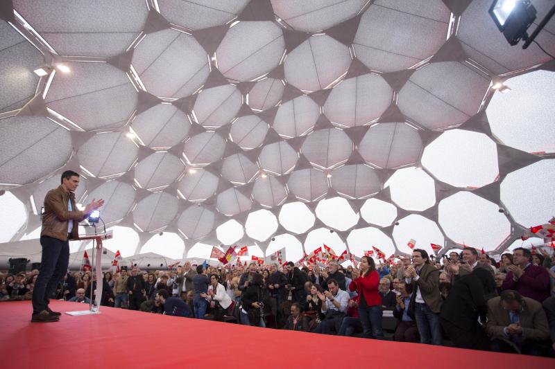 Pedro sánchez visita la Cúpula del Milenio de Valladolid