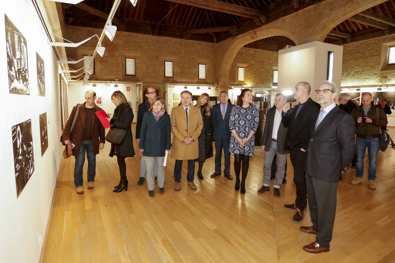 Inauguración de la exposición &#039;Transliteral&#039; en las Escuelas Menores de la Universidad de Salamanca