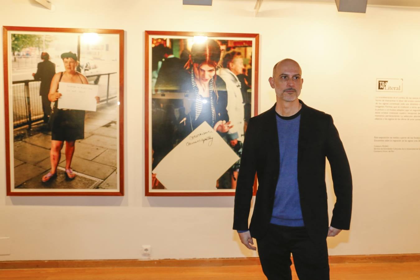 Inauguración de la exposición &#039;Transliteral&#039; en las Escuelas Menores de la Universidad de Salamanca