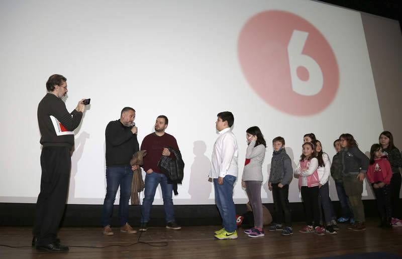 Escolares asisten a las proyecciones de la sección &#039;Cine y Escuela&#039; de la Muestra de Cine de Palencia
