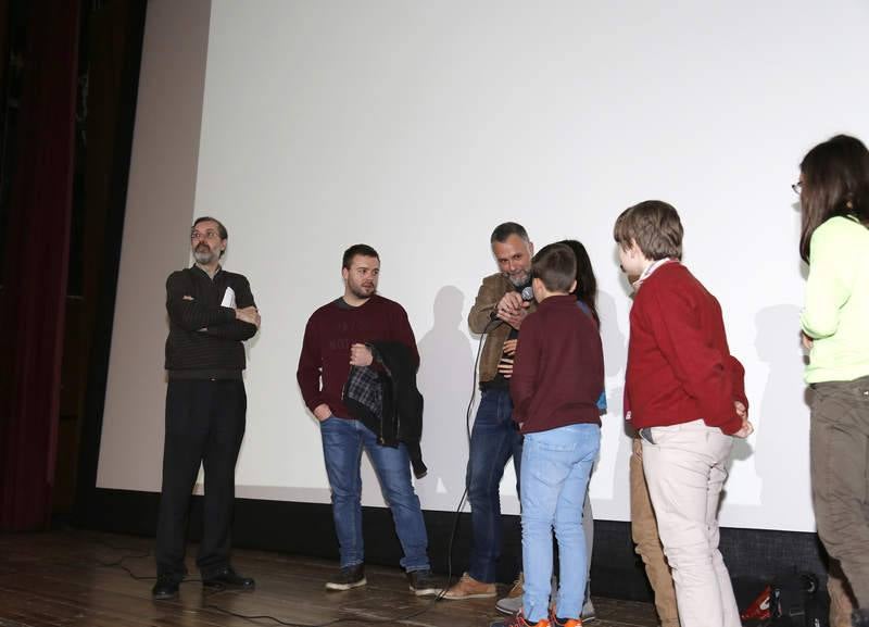 Escolares asisten a las proyecciones de la sección &#039;Cine y Escuela&#039; de la Muestra de Cine de Palencia
