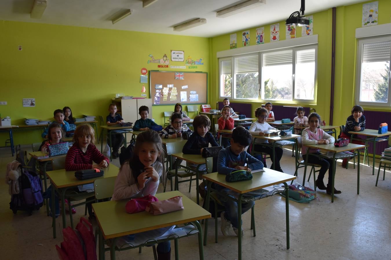 Las nuevas tecnologías invaden las aulas del Colegio público Castilla y León de Aguilar de Campoo