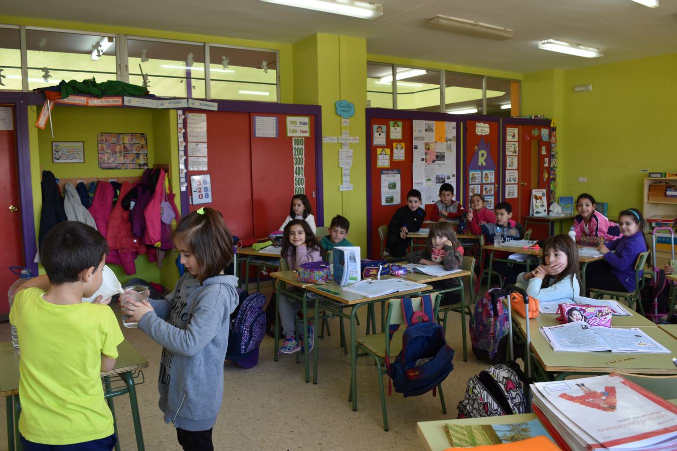 Las nuevas tecnologías invaden las aulas del Colegio público Castilla y León de Aguilar de Campoo