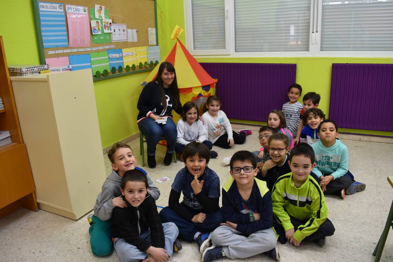 Las nuevas tecnologías invaden las aulas del Colegio público Castilla y León de Aguilar de Campoo