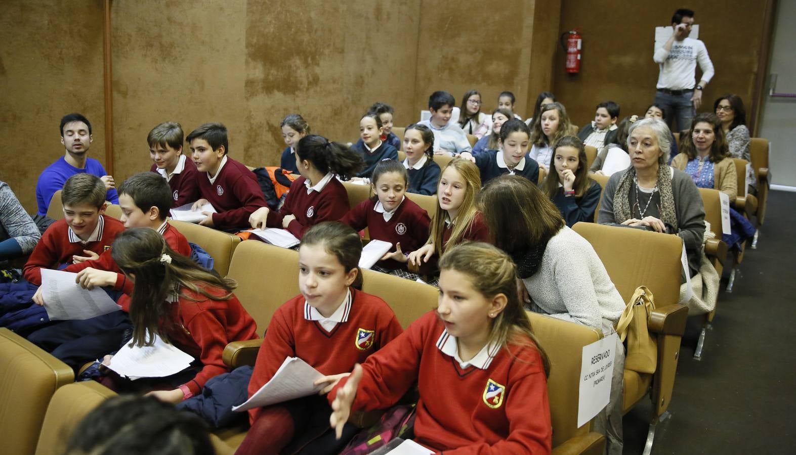 Fase provincial del I Certamen Regional de Lectura en Público convocado por la Consejería de Educación