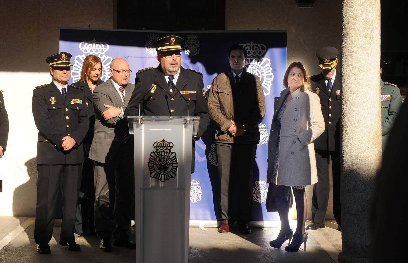 Inauguración de la exposición conmemorativa del 115 aniversario de la Policía Nacional de Medina del Campo