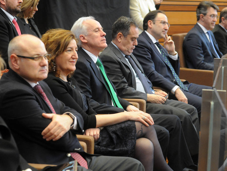 Entrega de medallas en las Cortes de Castilla y León